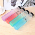 colorful frosted glass bottle water bottle portable